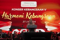 Menteri Kebudayaan membuka Konser Kebangsaan V di Ciputra Artpreneur Theater Hall, Jakarta.