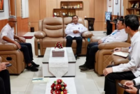 Dadi Ahmad Roswandi hadir ke Kantor Perwakilan Badan Pengawasan Keuangan dan Pembangunan (BPKP) Jawa Barat dan diterima langsung oleh Kepala BPKP Perwakilan Jawa Barat, Adi Gemawan, (10/03/2025).