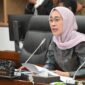 Wakil Ketua Komisi VI DPR RI Anggia Erma Rini saat membuka agenda Rapat Kerja Komisi VI DPR RI dengan Menteri Perdagangan Budi Santoso dan Rapat Dengar Pendapat dengan Direktur Utama Perum Bulog Novi Helmy Prasetya di Gedung Nusantara I, DPR RI, Senayan, Jakarta, Senin (3/3/2025). Foto : Farhan/Andri