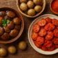 Ilustrasi makanan terbuat dari jengkol