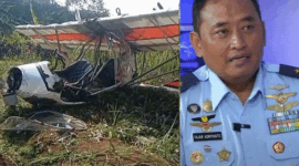 Marsekal Pertama (Marsma) TNI Fajar Adriyanto gugur dalam kecelakaan pesawat latih FASI di Kecamatan Ciampea, Bogor, Jawa Barat, Minggu, 3 Agustus 2025