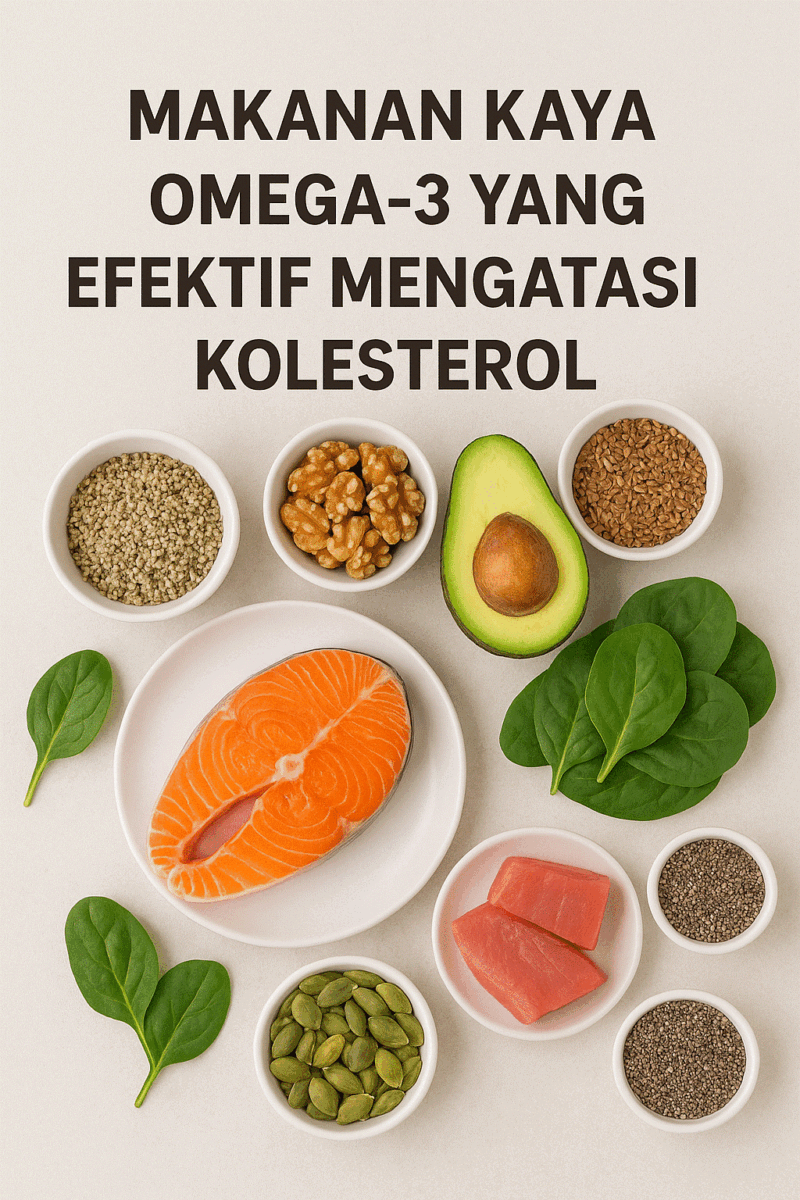 Makanan Kaya Omega-3 yang Efektif Mengatasi Kolesterol