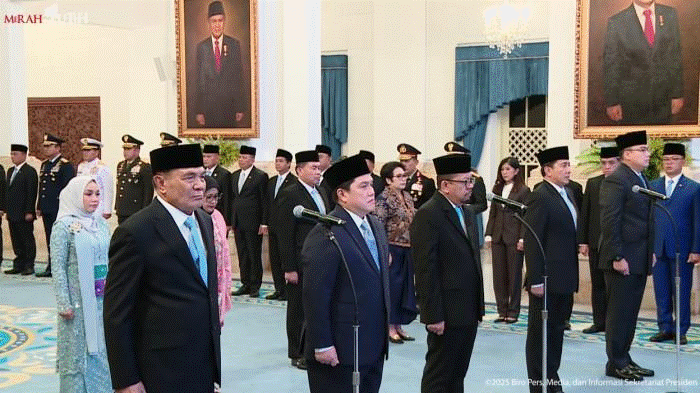 Presiden Prabowo Lantik Menteri dan Wakil Menteri di Istana Negara (17/09/2025)