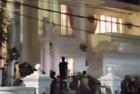 Rumah Eko Patrio saat dijarah massa 