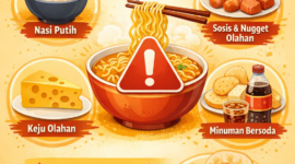 5 Makanan yang Tidak Dianjurkan Dikonsumsi Bersama Mi Instan, Ini Penjelasan Ilmiahnya