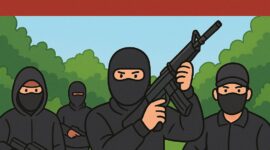 Ilustrasi Gambar Sekelompok WNA Asal Cina Serang Anggota TNI