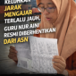 Viral Keluhkan Jarak Mengajar Terlalu Jauh, Guru Nur Aini Resmi Diberhentikan dari ASN