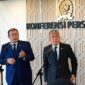 Wakil Ketua DPR RI Cucun Ahmad Syamsurijal dalam konferensi pers di Nusantara II, Kompleks Parlemen, Senayan, Jakarta, Selasa (27/1/2026), menanggapi dinamika dan respons pasar atas penetapan Gubernur Bank Indonesia yang baru. Foto : Sari/Andri
