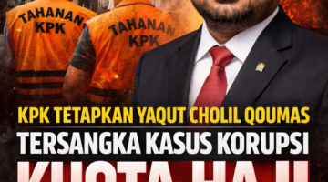 KPK Tetapkan Yaqut Cholil Qoumas Tersangka Kasus Korupsi Kuota Haji