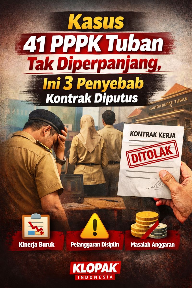 Kasus 41 PPPK Tuban Tak Diperpanjang, Ini 3 Penyebab Kontrak Diputus