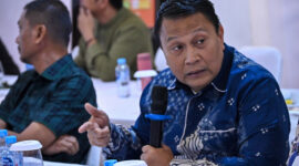 Anggota Komisi II DPR RI Mardani Ali Sera saat kunjungan kerja spesifik Komisi II DPR RI ke Kantor Wilayah ATR-BPN Jakarta Barat dan Jakarta Timur, Kamis (15/01/2026). Foto : Ndy/Andri