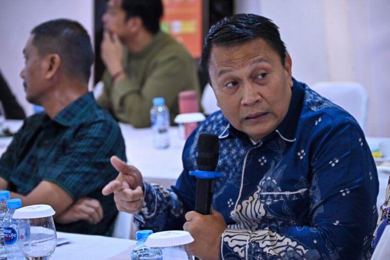 Anggota Komisi II DPR RI Mardani Ali Sera saat kunjungan kerja spesifik Komisi II DPR RI ke Kantor Wilayah ATR-BPN Jakarta Barat dan Jakarta Timur, Kamis (15/01/2026). Foto : Ndy/Andri