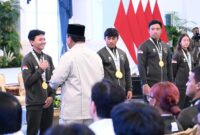 Pecahkan Dua Rekor Dunia, Rizki Juniansyah Naik Pangkat Dua Tingkat Jadi Kapten (BPMI Setpres)