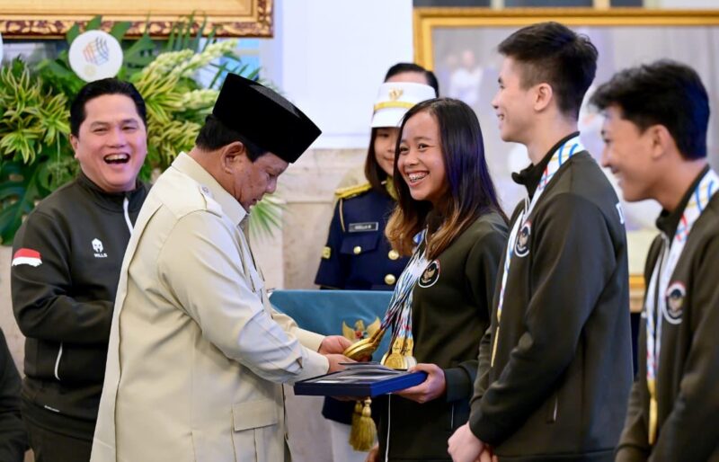 Presiden Prabowo Beri Penghargaan Atlet SEA Games 2025, Bonus Capai Rp465,25 Miliar (BPMI Setpres)