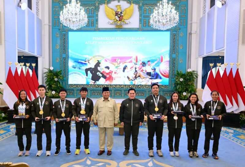 Presiden Prabowo Tegaskan Bonus Atlet SEA Games Bukan Upah, tapi Amanah Masa Depan (BPMI Setpres)