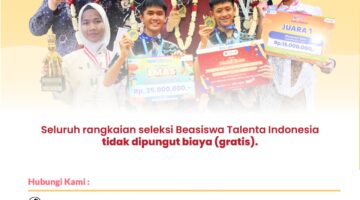 Kemendikdasmen Luncurkan Beasiswa Talenta Indonesia, Kuliah S1 Fully Funded untuk Siswa Berprestasi