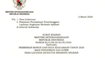 Menaker Yassierli Terbitkan SE BHR 2026, Ojol dan Kurir Online Wajib Terima 25% dari Rata-rata Pendapatan