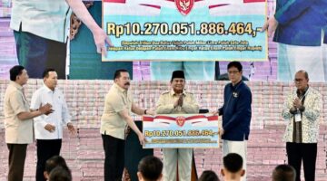 Prabowo Saksikan Penyerahan Rp10,2 Triliun dan 2,3 Juta Hektare Lahan Hutan Hasil Penertiban Satgas PKH