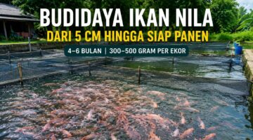 Berapa Lama Ikan Nila Ukuran 5 Cm Mencapai Ukuran Panen? Simak Perhitungan, Faktor Pertumbuhan, dan Potensi Keuntungannya