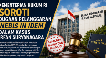 Kementerian Hukum Soroti Dugaan Pelanggaran Nebis in Idem dalam Kasus Irfan Suryanagara