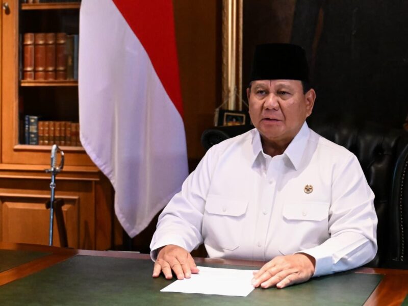 Presiden Prabowo Subianto (Foto; Setneg)