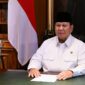 Presiden Prabowo Subianto (Foto; Setneg)