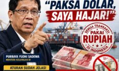 Purbaya Tegaskan Transaksi di Pelabuhan Wajib Pakai Rupiah: “Kalau Ada yang Paksa Dolar, Saya Hajar”