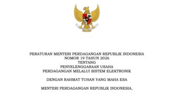 Marketplace Wajib Tolak Seller Tanpa NIB, Kemendag Perketat Pengawasan E-Commerce