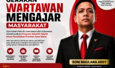 Roni Maulana Arsy Ajak Wartawan Sosialisasikan Program Sekolah Hybrid Disdik Jabar Lewat Gerakan Wartawan Mengajar Masyarakat