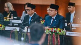 Wamenkomdigi Angga Raka Prabowo saat menghadiri Pertemuan Perdana CSD antara negara Republik Indonesia dan Republik Rakyat Tiongkok di Kantor Kementerian Luar Negeri, Jakarta Pusat, Jumat (21/08/2026). Foto: Ahmad Tri Hawaari/Komdigi