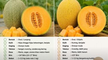 Perbedaan Melon Hamigua dan Hamigua Lavender, Mana Lebih Manis?